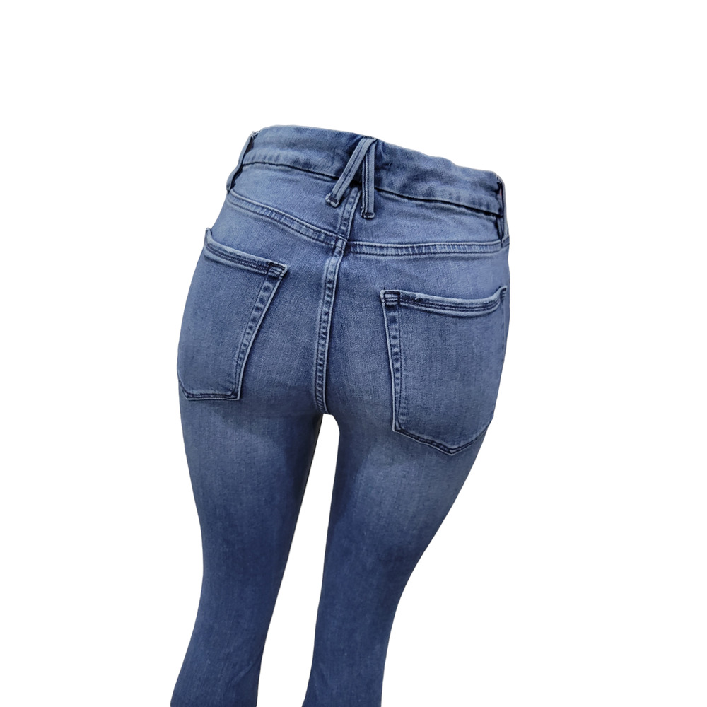 High-Rise Blue Skinny Jeans for Women - Picture 9 of 16